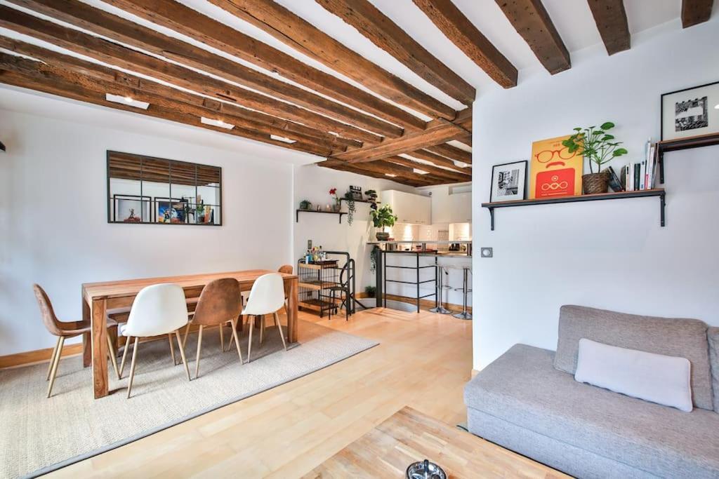 Typical Parisian Duplex#4Pers#Le Marais Apartment Екстериор снимка