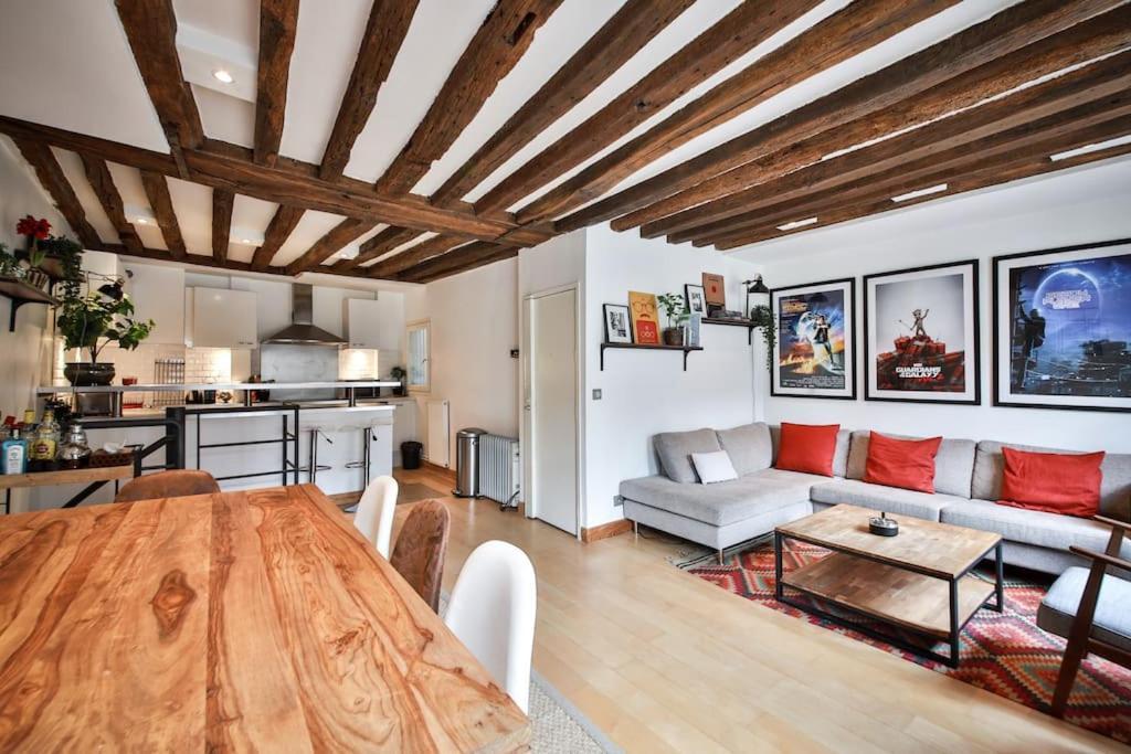 Typical Parisian Duplex#4Pers#Le Marais Apartment Екстериор снимка