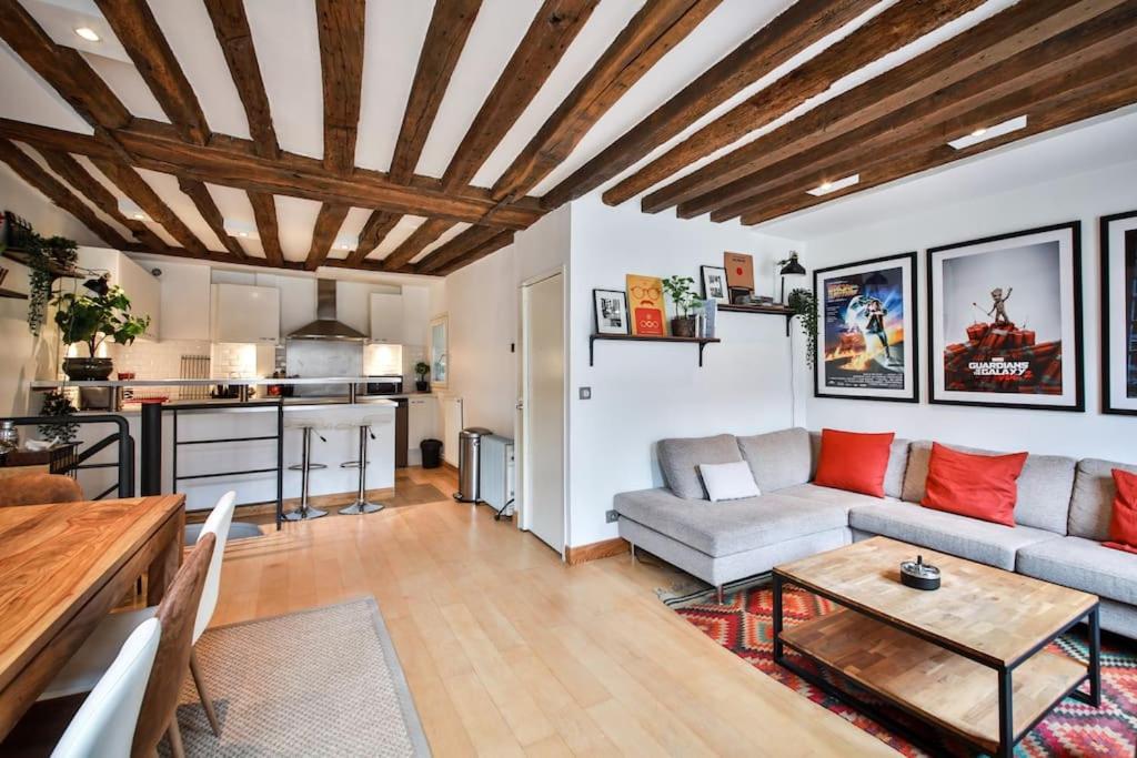 Typical Parisian Duplex#4Pers#Le Marais Apartment Екстериор снимка