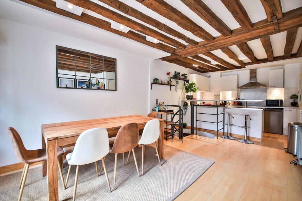 Typical Parisian Duplex#4Pers#Le Marais Apartment Екстериор снимка